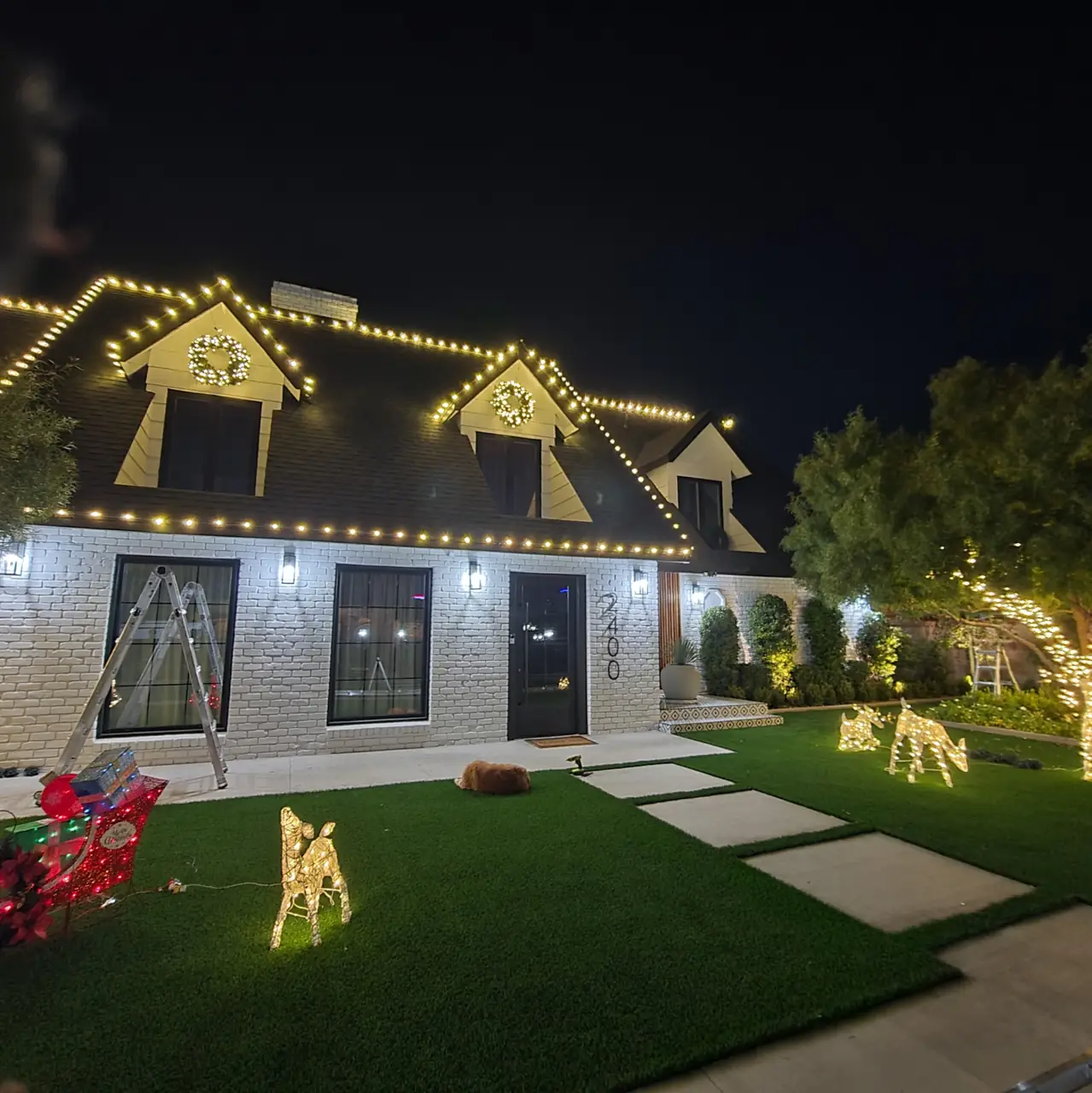 Roofline and landscape lighting